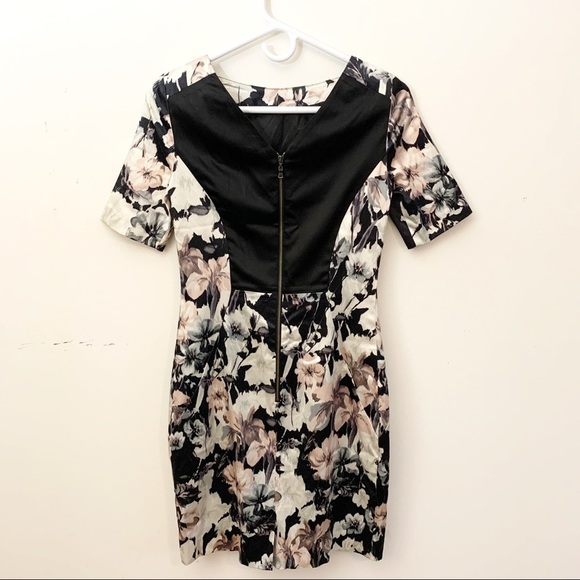 Veronika Maine Floral Pattern Sheath Mini Dress - Picture 7 of 10